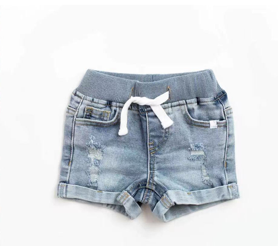 DENIM SHORTS